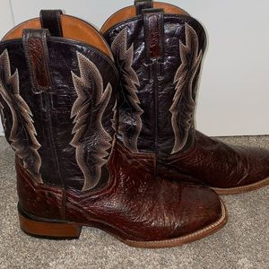 Dan Post full quill ostrich cowboy boots size 11